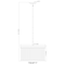 Z-Lite Carnaby Pendant, 5-Light, 18.25 In.W x 11.25 In.H, Matte Black/Clear Ribbed 7504P18-MB - alternate 4